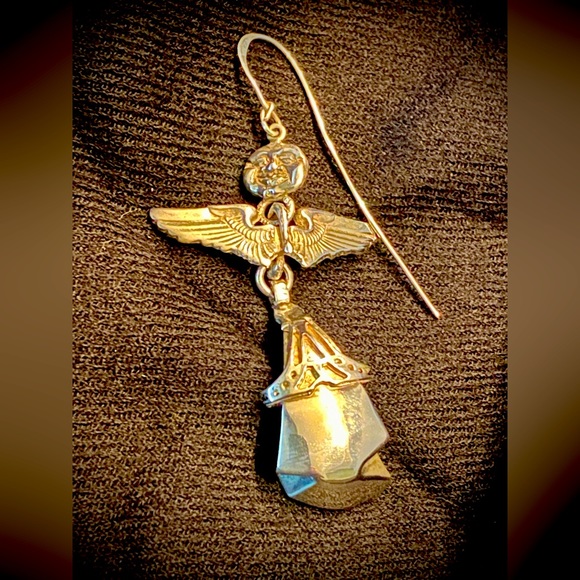 NWOT Artist original sterling silver (make a statement) earrings OS - Picture 4 of 6